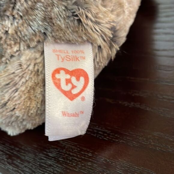 Ty Beanie Boos Wasabi the Baboon Good Condition 8” long TySilk 2018 - Picture 5 of 6